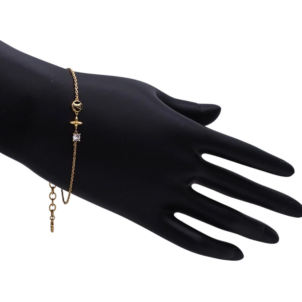 LOUIS VUITTON Gold Charm Bracelet - Picture 6 of 7